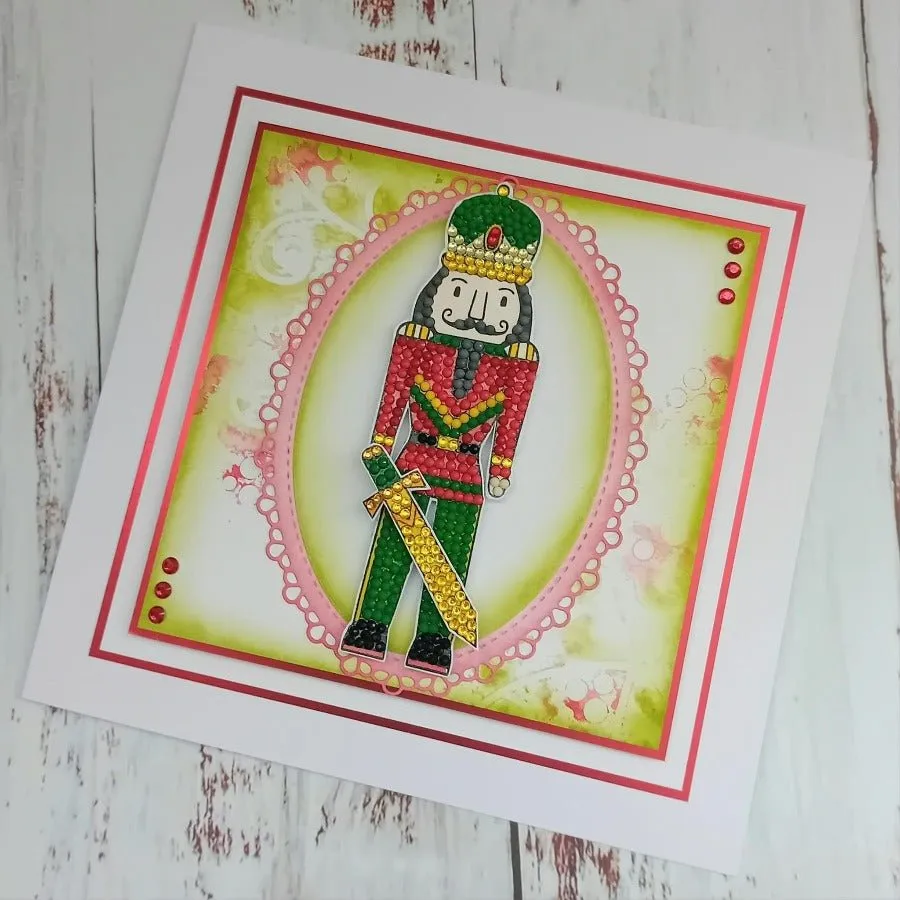 Craft Buddy Crystal Art Nutcracker Soldier stempelset A6 kerst