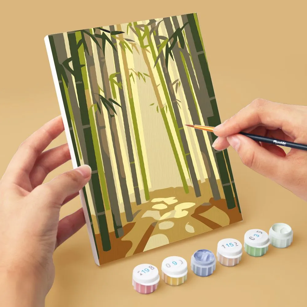 Figured'Art Zen Landschappen mini schilderen op nummer 6 stuks