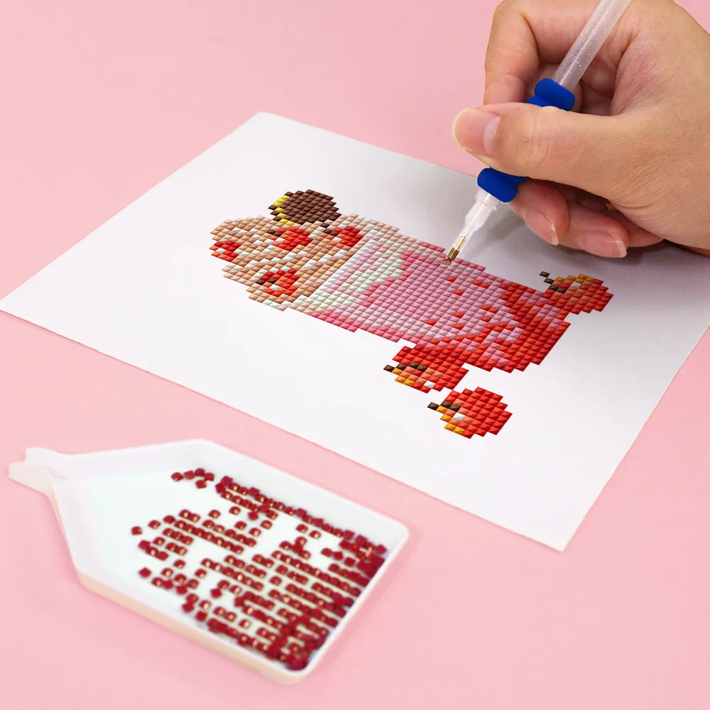 Figured'Art Mini Diamond Painting Dranken en Bloemen 2 stuks