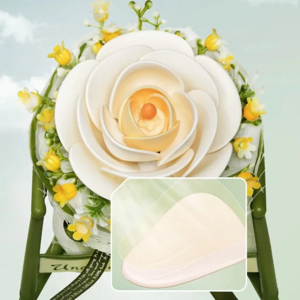 Figured'Art Camelia 3D puzzel bloem 63 stukjes 13x13x18cm