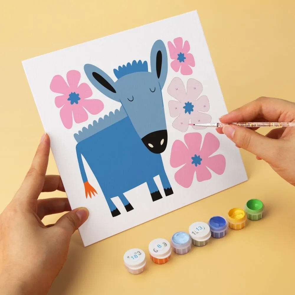 Figured'Art Mini Serie Geschilderde Wilde Dieren 1 Nummer 6x20x20cm