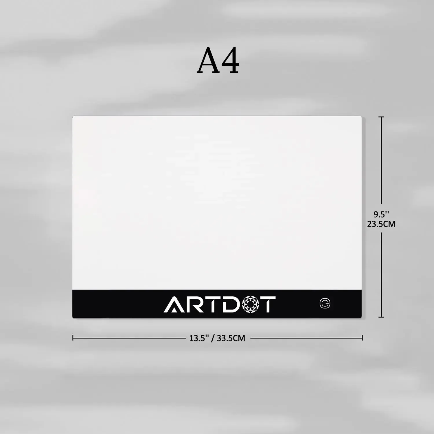 ARTDOT Lightpad A4 Lichttafel diamond painting dimbaar