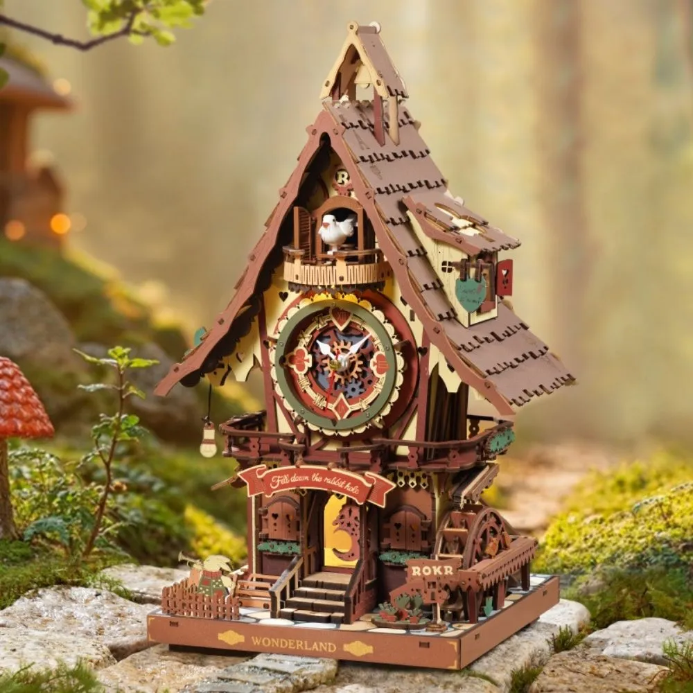 Figured'Art Koekoeksklok 3D puzzel hout 435 stukjes