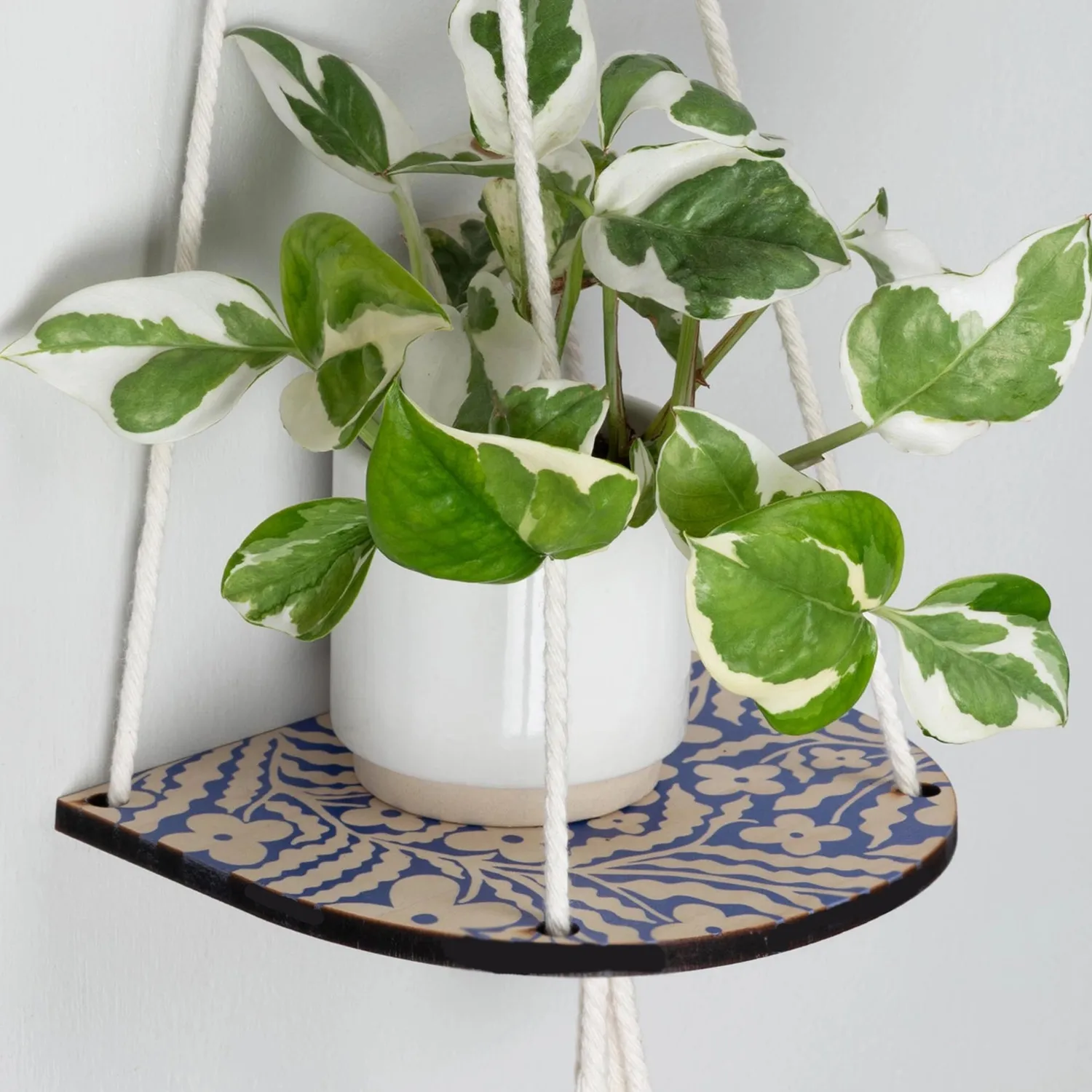 Studio Wald Small Plant Shelf plantenplank kobaltblauw