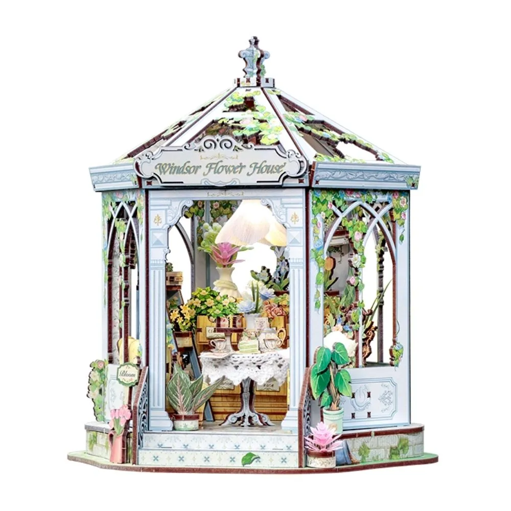 Figured'Art Windsor Bloemenhuis miniatuurhuisje bouwpakket