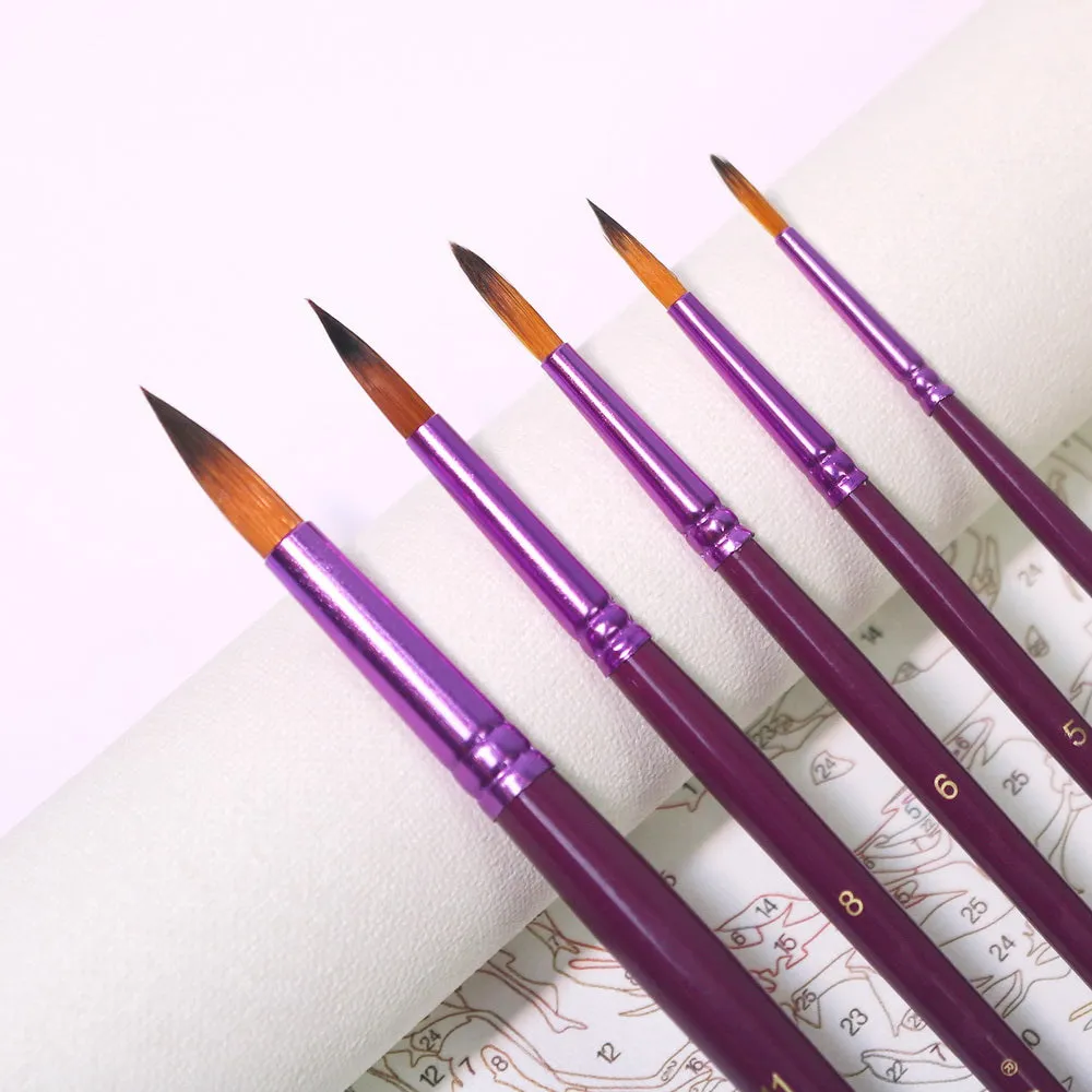 Figured'Art Premium kunstenaarskwasten set van 12 nylon