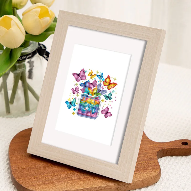 Figured'Art Mini Zeemeermin diamond painting 2 stuks 15x20cm full drill