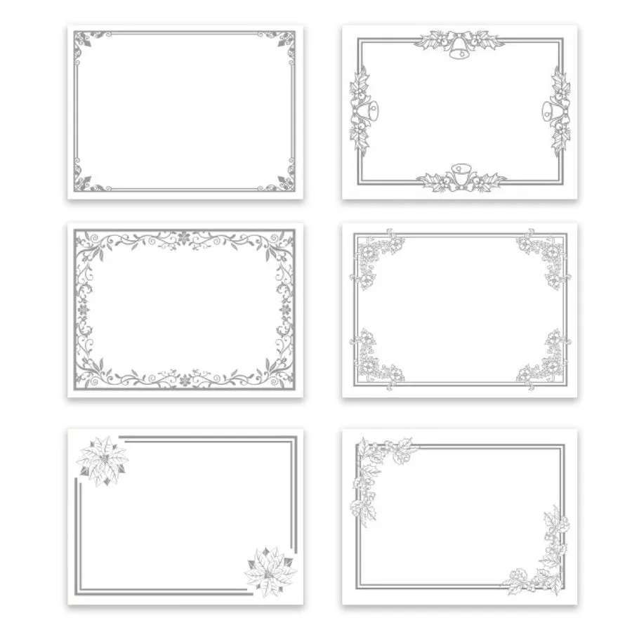 Craft Buddy Christmas Gingerbread House kaarten knutselset 24 stuks