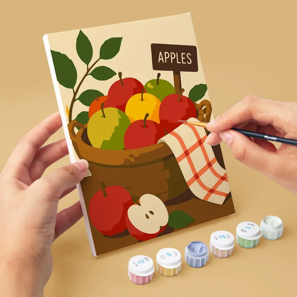 Figured'Art Oogstmarktdagen Mini Schilderen op Nummer 6 Stuks