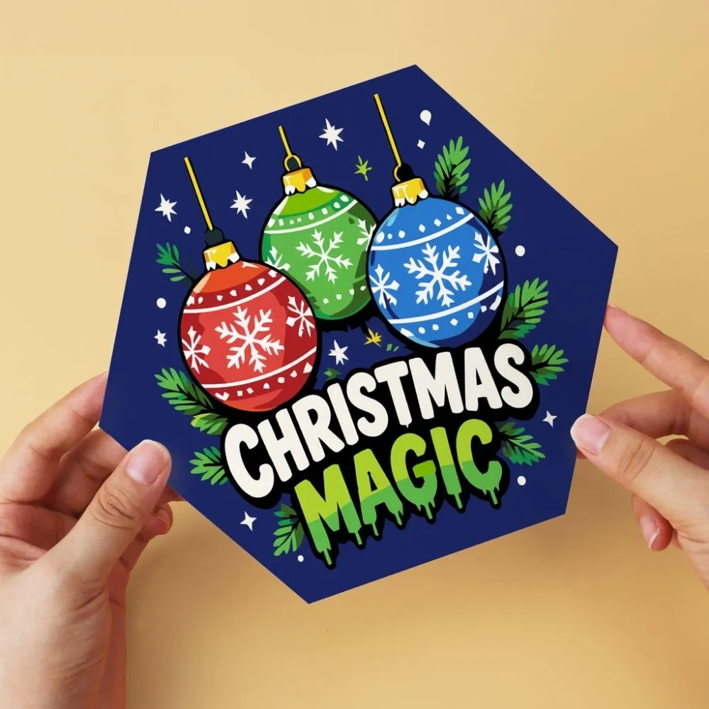 Figured'Art Mini Serie Kerststemming schilderen op nummer 6 stuks