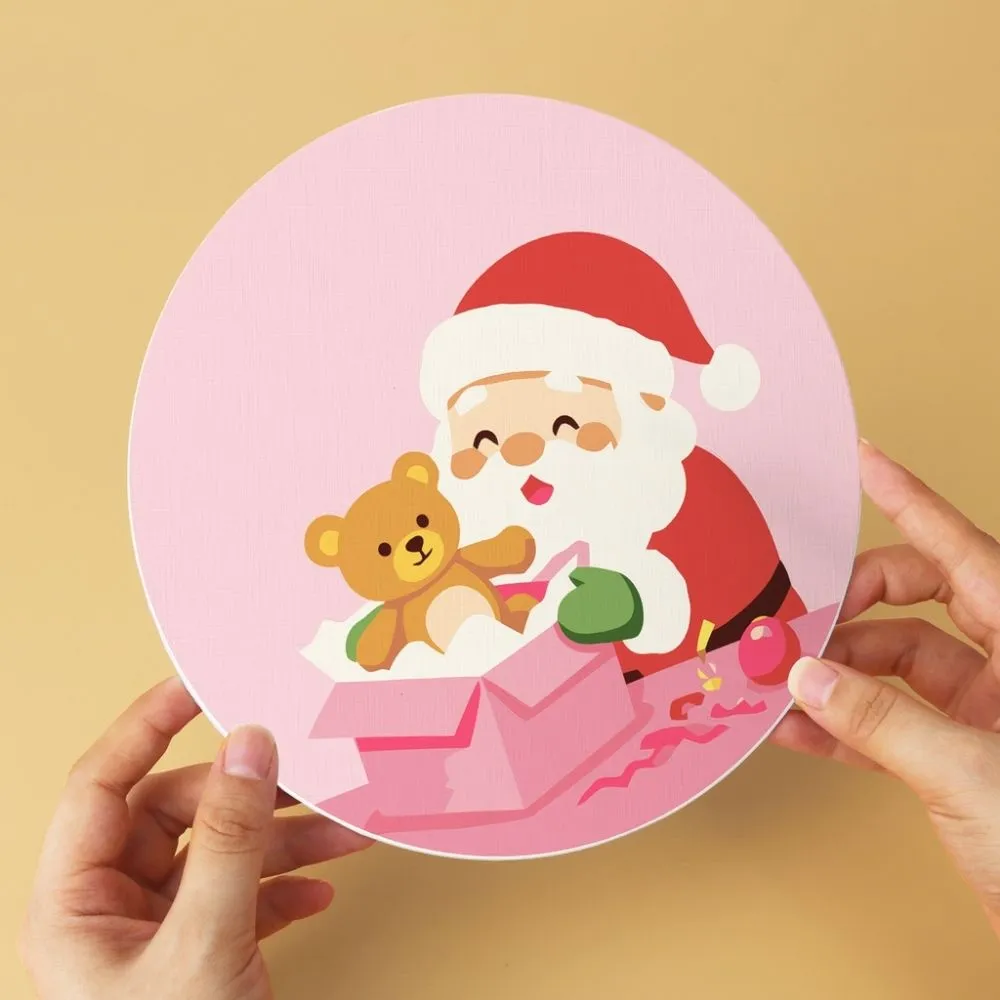 Figured'Art Mini Serie schilderen op nummer 6x Ø20cm kerst
