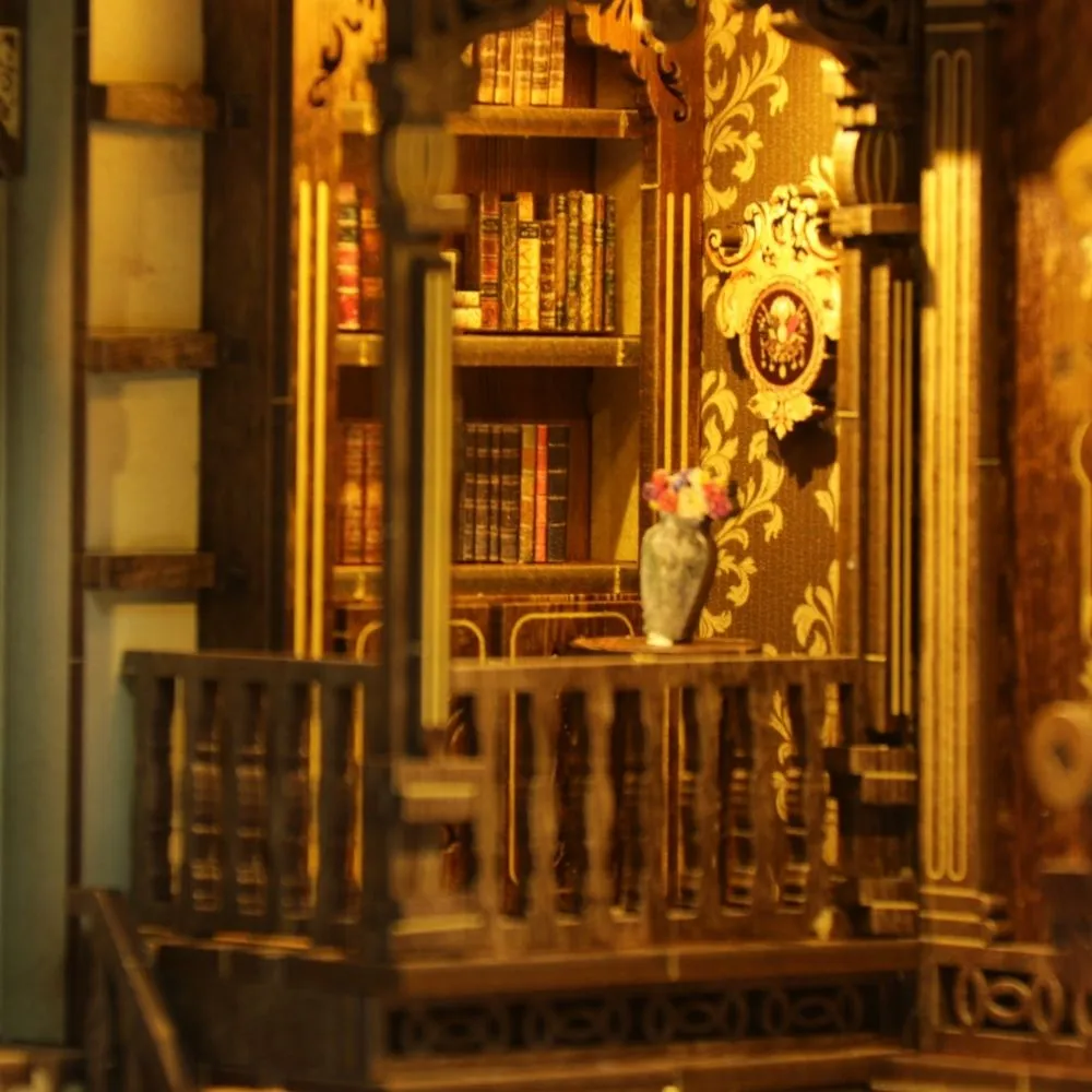 Figured'Art Antieke Bibliotheekkamer book nook 411 stuks miniatuur