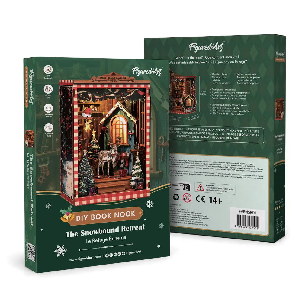 Figured'Art Het Besneeuwde Toevluchtsoord book nook 161 stuks LED