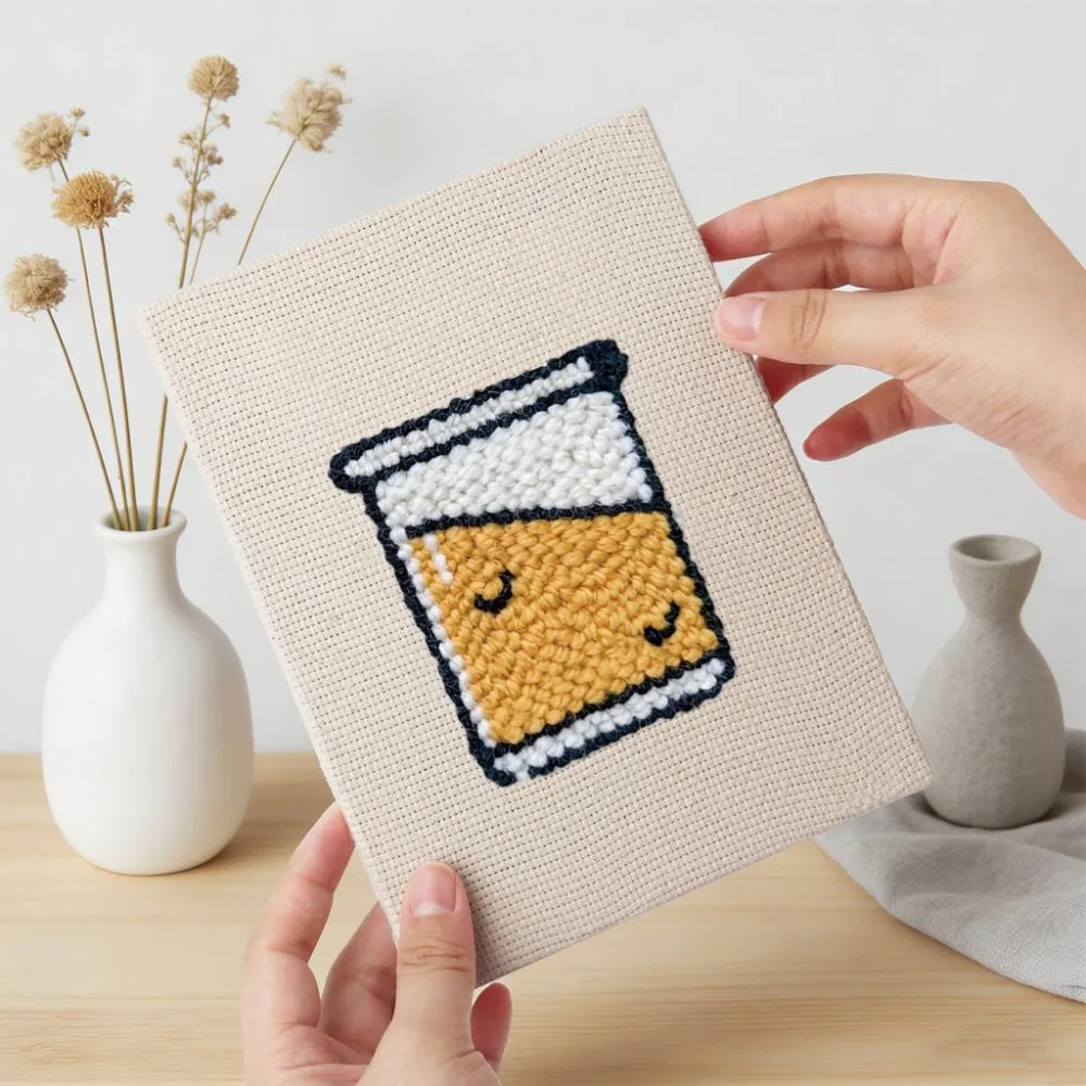 Figured'Art Dessertliefhebber punch needle set 4 stuks dessert