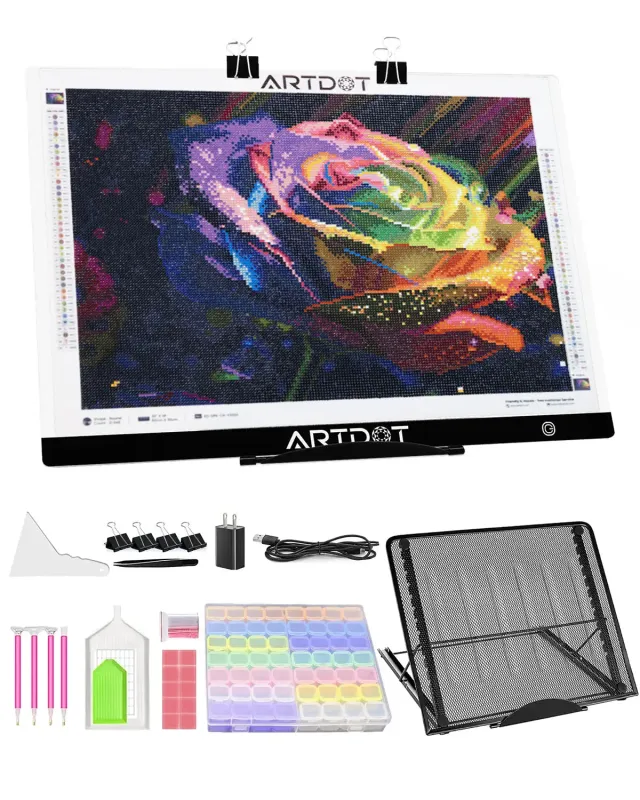 ARTDOT A2 lichtpad diamond painting dimbaar