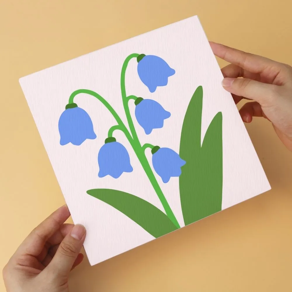 Figured'Art Mini Pastelkleurige bloemblaadjes schilderen op nummer 6 stuks