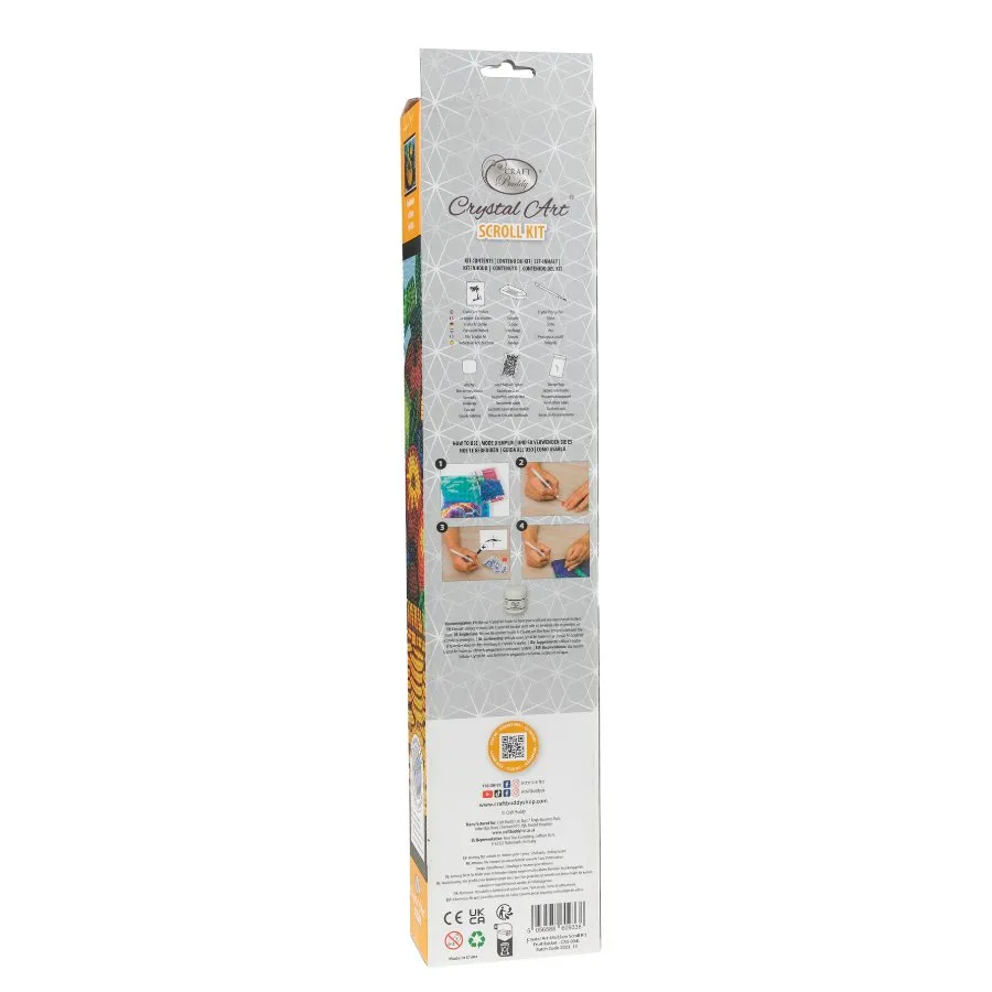 Craft Buddy Crystal Art Fruit diamond painting scroll 40x50cm