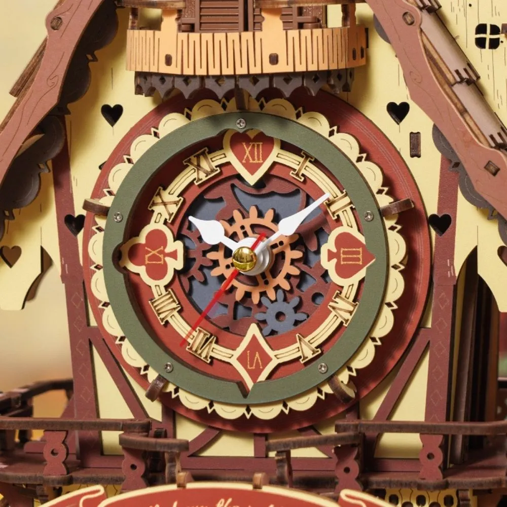 Figured'Art Koekoeksklok 3D puzzel hout 435 stukjes