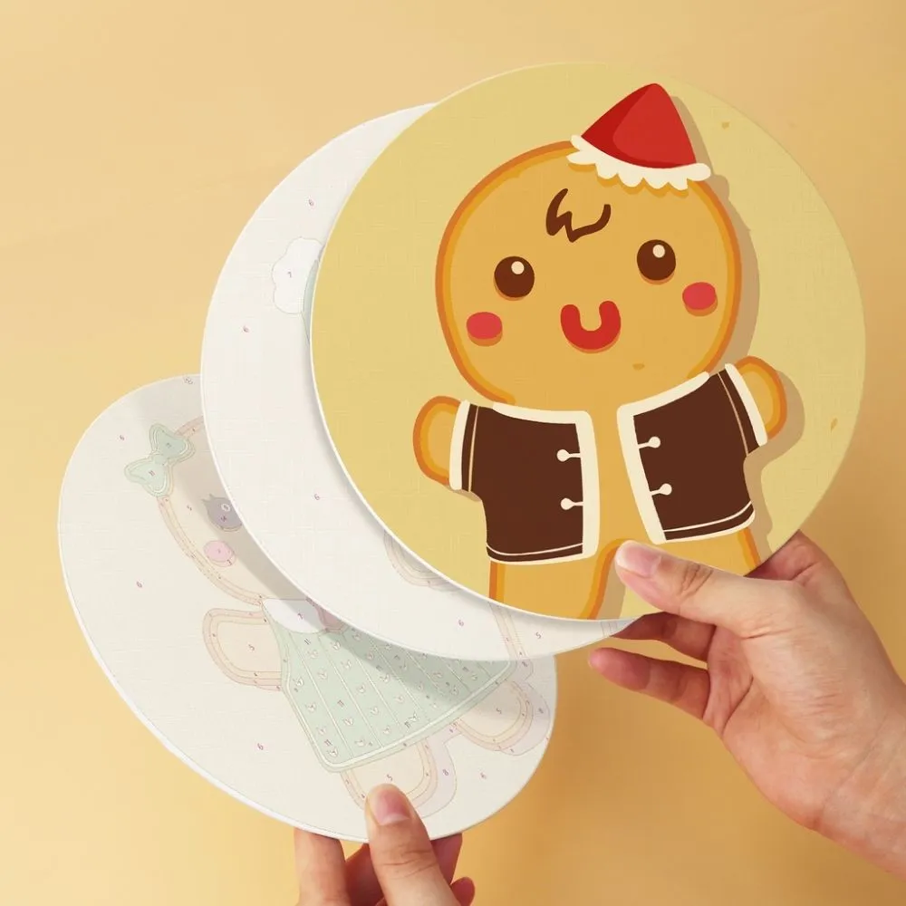 Figured'Art Mini Peperkoekvriendjes schilderen op nummer Ø20cm 6st