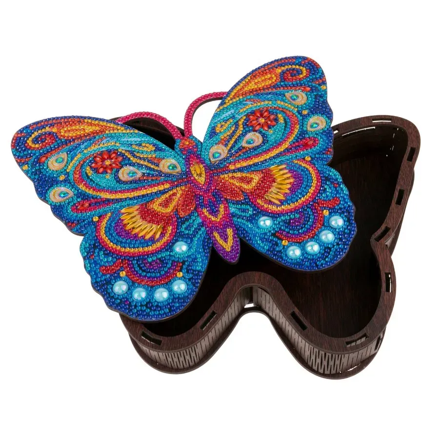 Craft Buddy Crystal Art Butterfly sieradendoos diamond painting