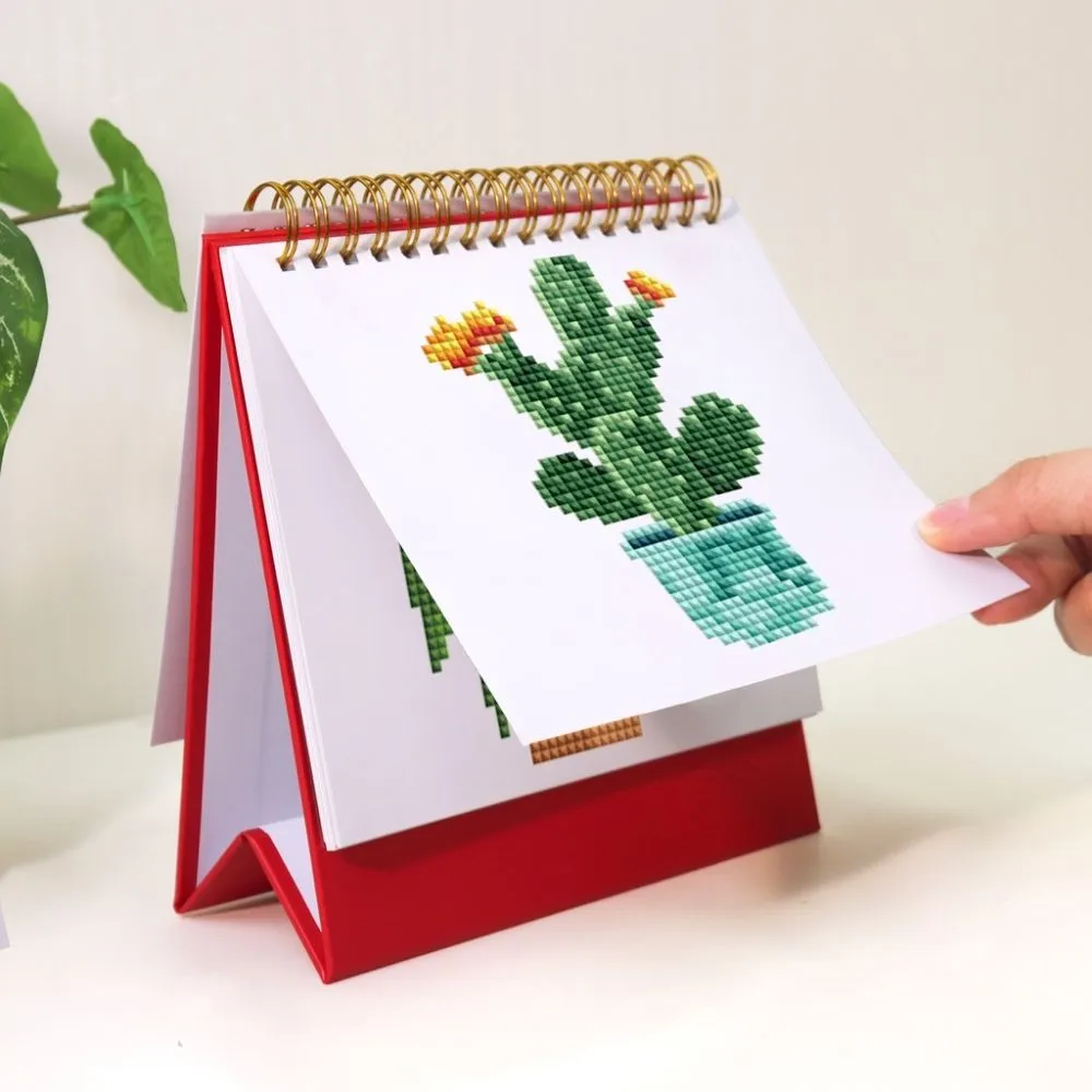 Figured'Art Kamerplanten diamond painting kalender 2026 botanisch