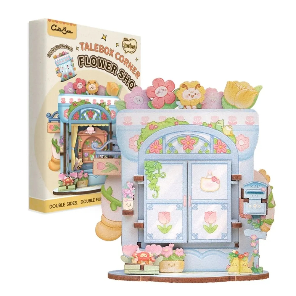 Figured'Art Kleine Bloemenwinkel miniatuurhuisje bouwpakket