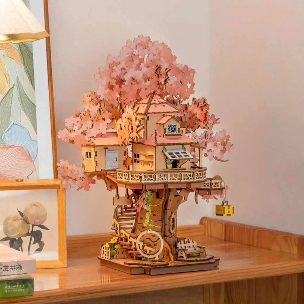 Figured'Art Sakura Boomhuis 3D puzzel 535 stukjes Japans