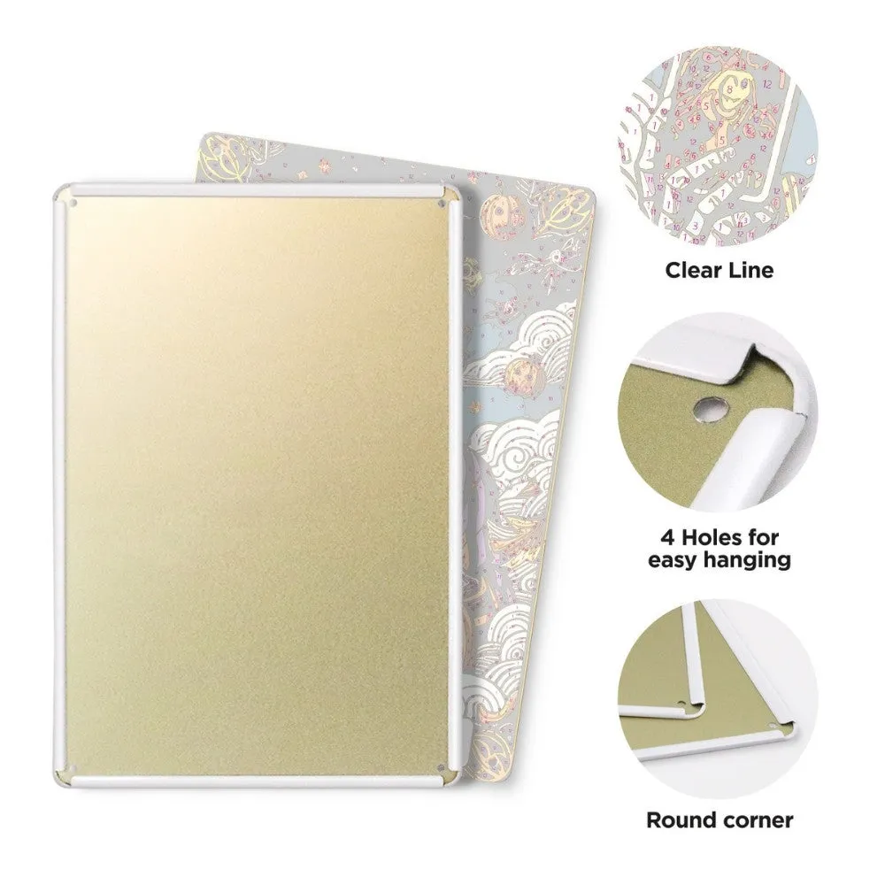 Figured'Art Schilderen op Nummer Metalen Poster Grappenmaker 30x20