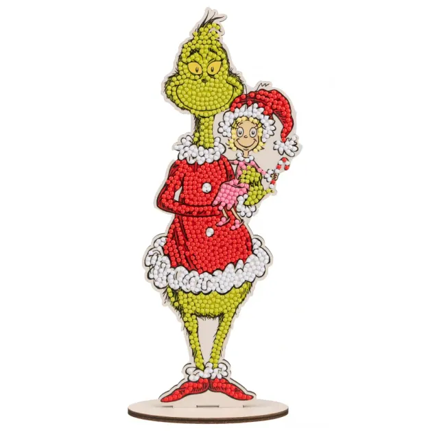 Craft Buddy Crystal Art Buddies Grinch figuur 25cm XL kerst