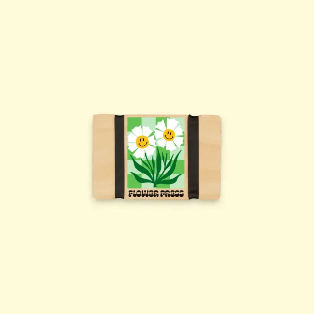 Studio Wald Pocket Flower Press bloemenpers groen 12x8 cm
