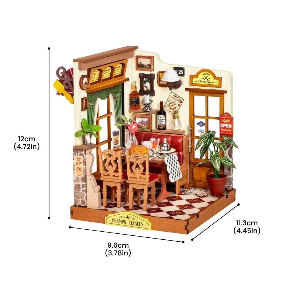 Figured'Art Champs-Élysées bistro miniatuurhuisje 160 stukjes