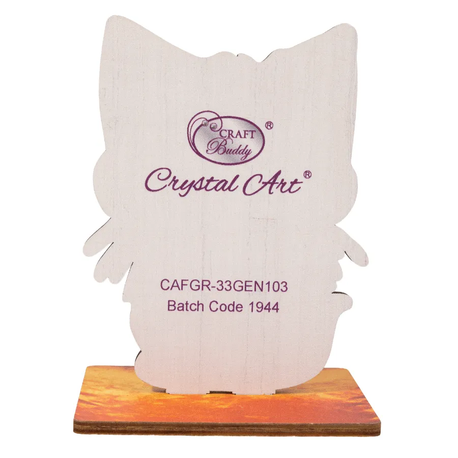 Craft Buddy Crystal Art Wildlife Buddies Kitten figuur 11 cm