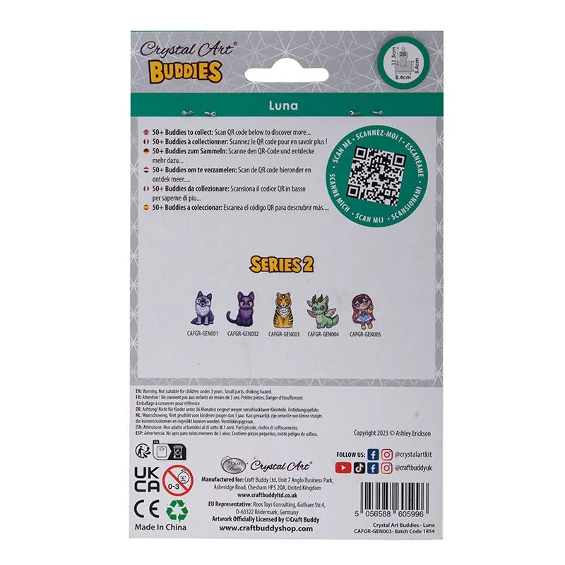 Craft Buddy Buddies Luna diamond painting figuur serie 2