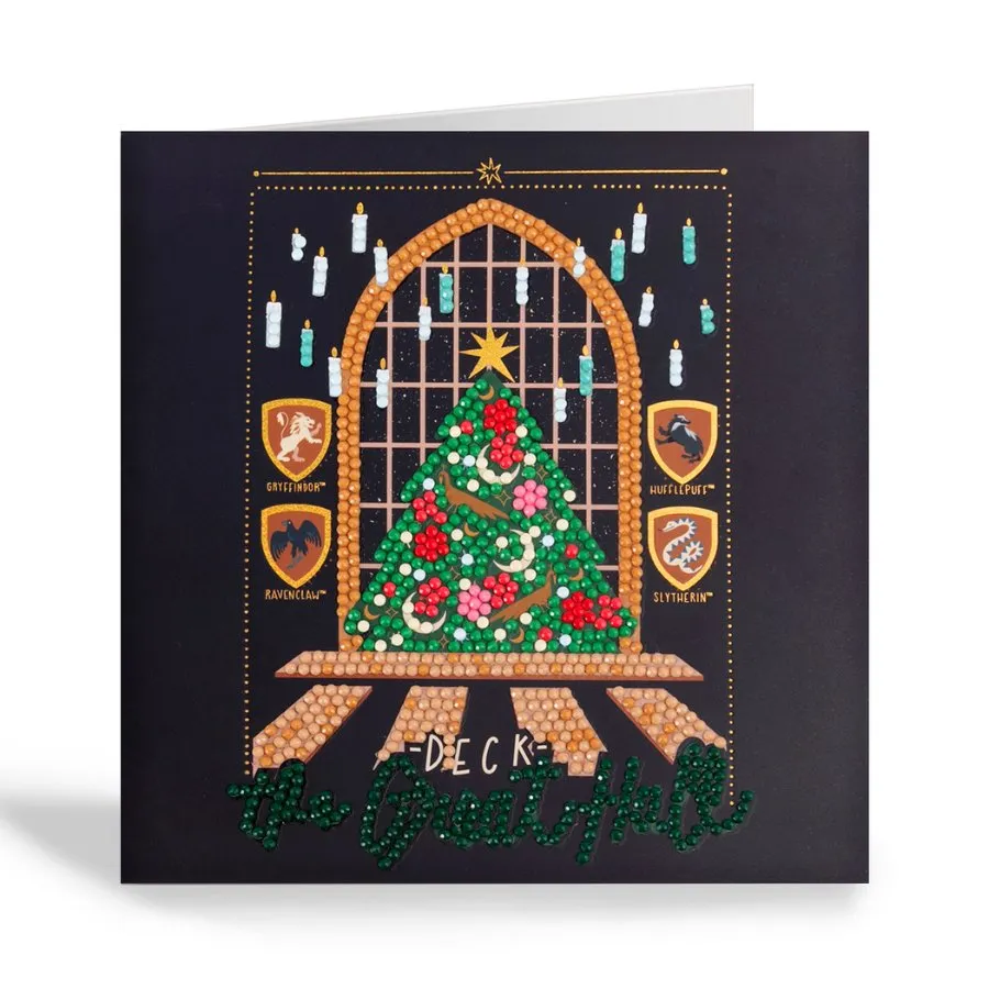 Craft Buddy Crystal Art Harry Potter The Great Hall kaart 18x18cm