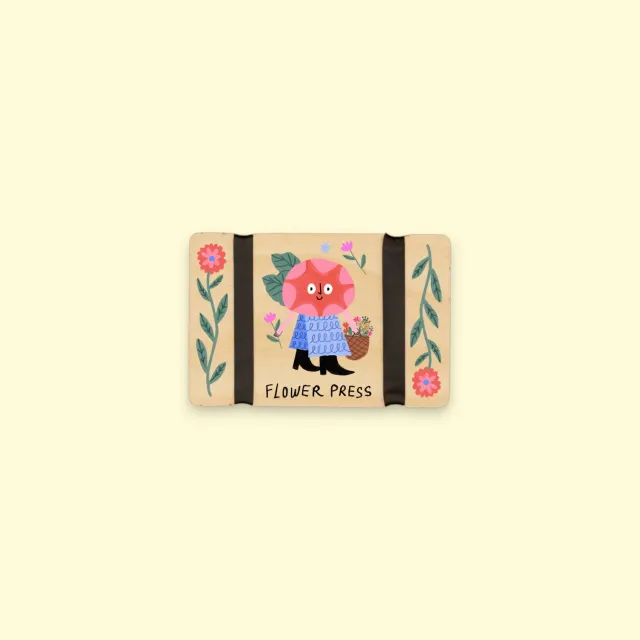 Studio Wald Pocket Flower Press Megsville bloemenpers 12x8 cm