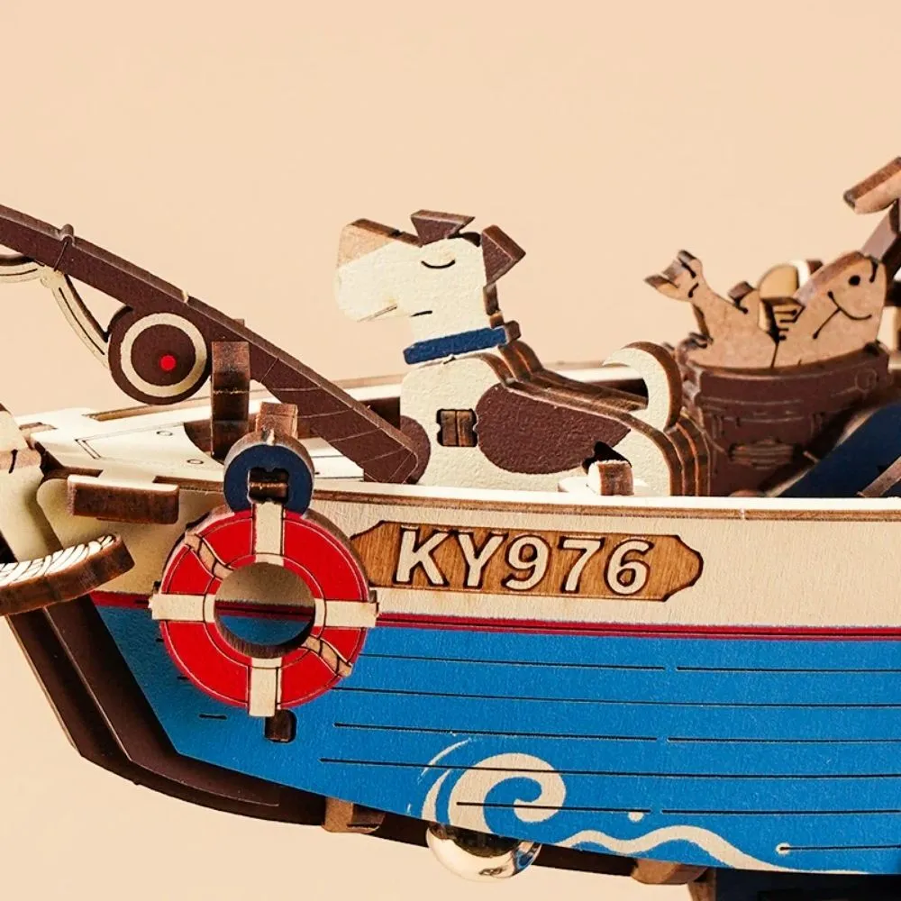 Figured'Art Oceaansvisser 3D puzzel 161 stukjes beweegbaar