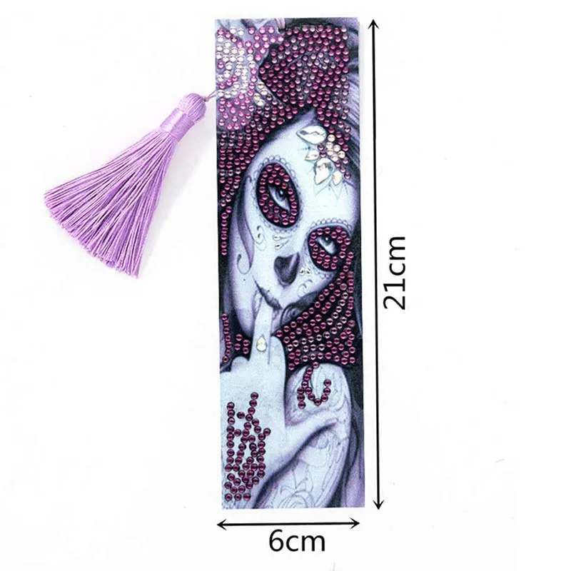 Figured'Art Diamond Painting Bladwijzer La Catrina 21x6cm