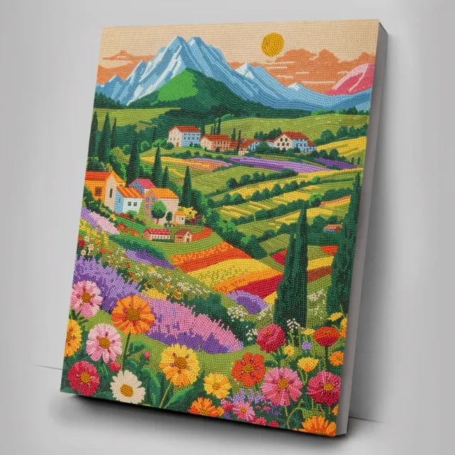 Craft Buddy Crystal Art Golden Fields canvas 40x50cm
