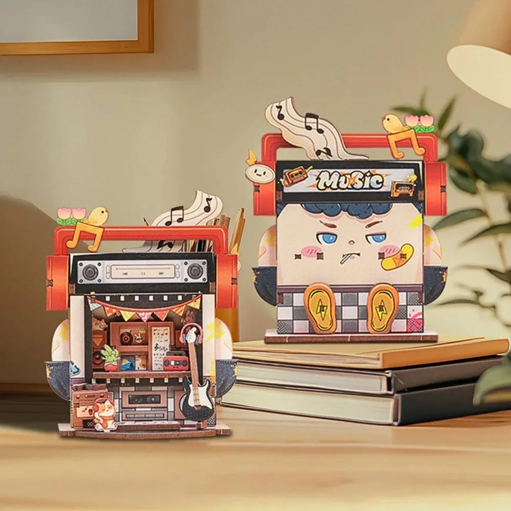 Figured'Art Platenwinkel miniatuurhuisje bouwpakket 50 delig