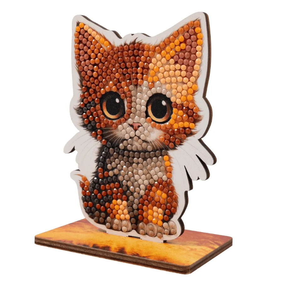 Craft Buddy Crystal Art Wildlife Buddies Kitten figuur 11 cm