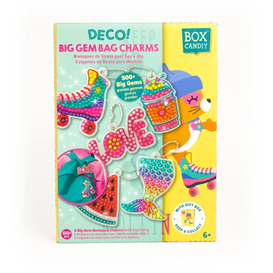 Box Candiy Totally Deco Big Gem Bag Charms knutselset 5 stuks