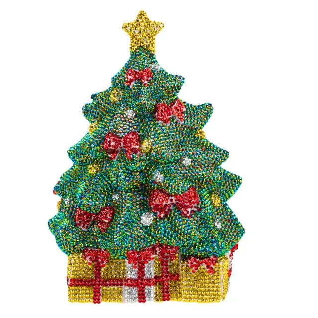 Craft Buddy Crystal Art Christmas Tree 3D decoratie 23 cm feestelijk