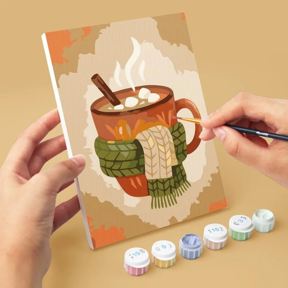 Figured'Art Herfst in het Bos mini canvas 15x20 cm 6 stuks