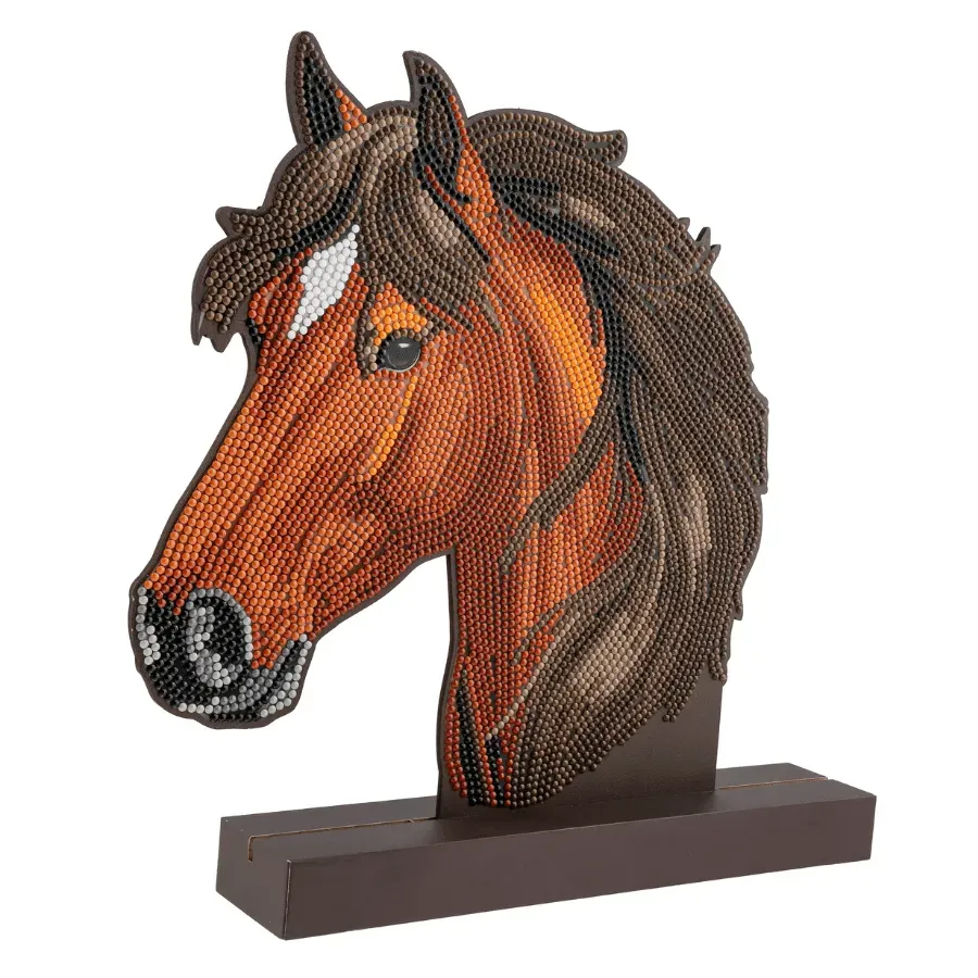 Craft Buddy Crystal Art Ember Stallion decoratiekit paard MDF