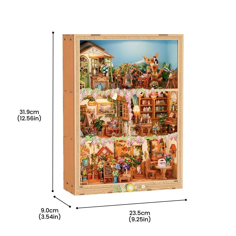 Figured'Art Bloeitijd book nook bouwpakket 31,9x23,5x9 cm