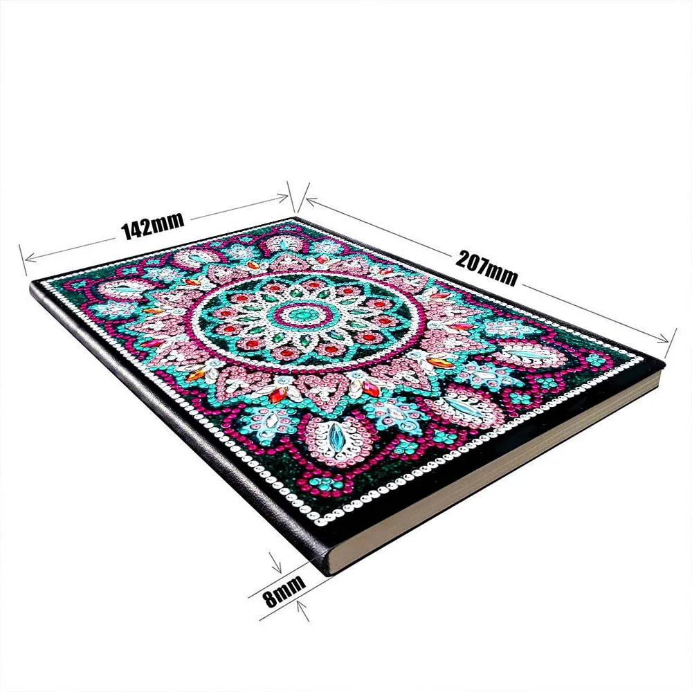 Figured'Art Mandala Diamond Painting Boekje A5 50 pagina's