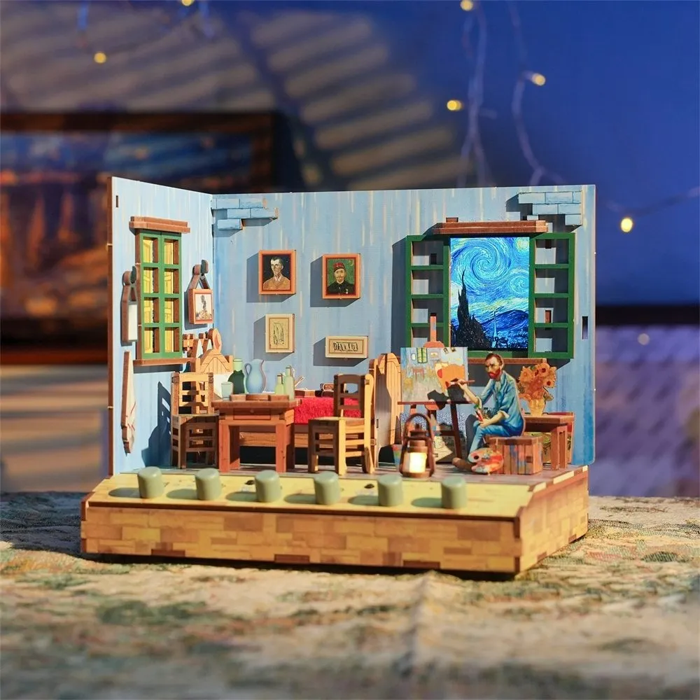 Figured'Art Vincent’s Slaapkamer 3D puzzel 143 stuks met led