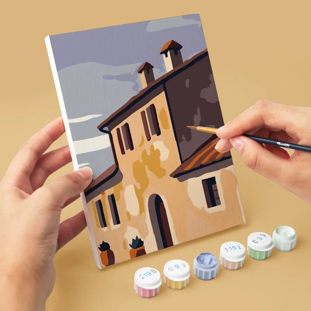 Figured'Art Mini Klassiek Toscane schilderen op nummer 15x20cm 6 stuks