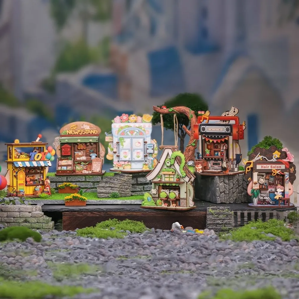 Figured'Art Kleine Bloemenwinkel miniatuurhuisje bouwpakket