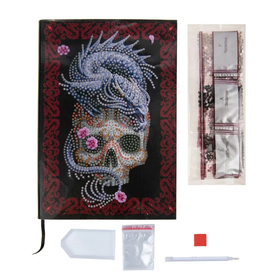 Craft Buddy Crystal Art Oriental Dragon Planner A5 partial